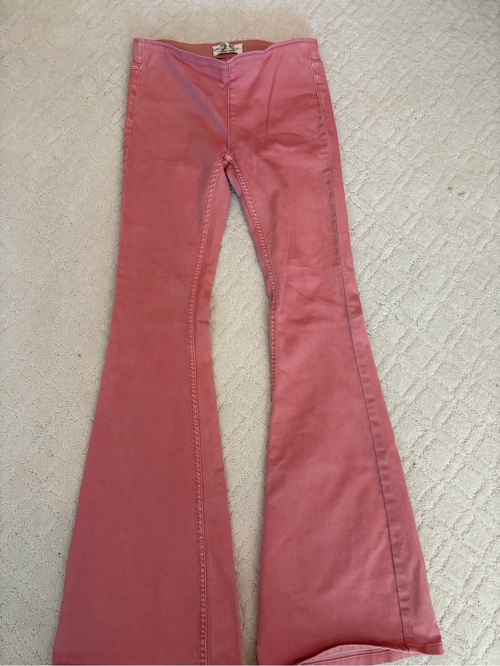We The Free Rose Pink Flare Pants